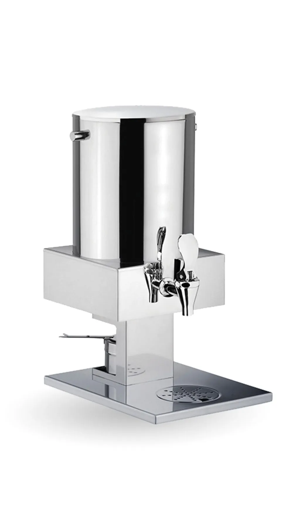 Abert Square stainless steel coffee dispenser 18-10 metal tap 10Lt art. V760552001